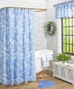 Blue Floral Bath Collection