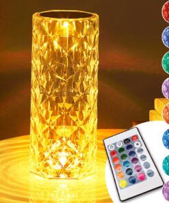 Lamp with Color Change and Remote Control Table Decor