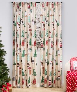 Merry Catmas Window Panel 50" x 63"